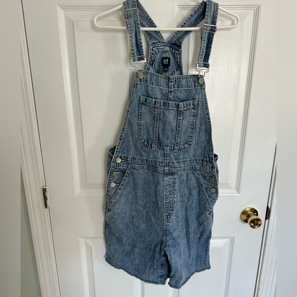GAP Blue Denim Women Jeans Overalls - Picture 1 of 8